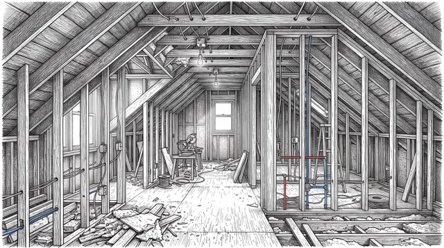 Attic Pencil AI Generated
